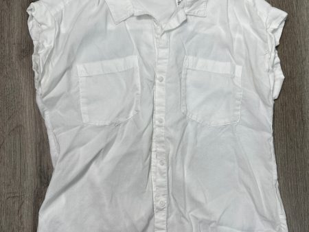 Blouse Short Sleeve By Cloth & Stone In White, Size: S Sale