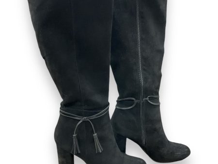 Boots Mid-calf Heels By Lc Lauren Conrad In Black, Size: 8.5 Online