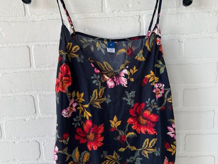 Top Cami By Old Navy In Black & Red, Size: M Online