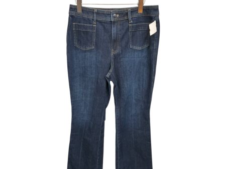 Jeans Wide Leg By Talbots In Blue Denim, Size: 10 For Sale