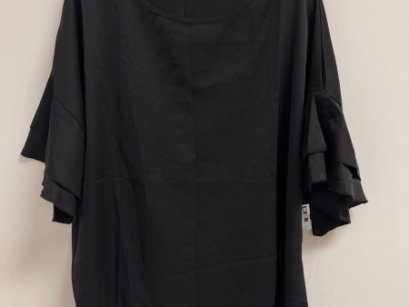 Top Short Sleeve By Clothes Mentor In Black, Size: 3x Hot on Sale