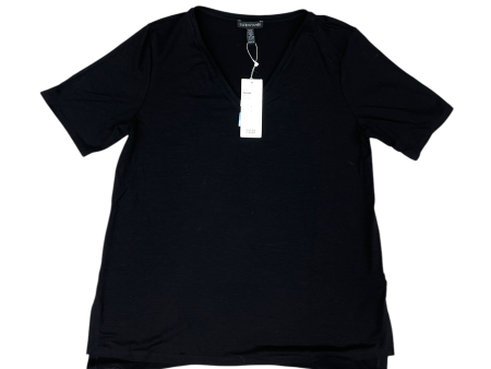 Top Short Sleeve Basic By Eileen Fisher In Black, Size: Xs Online now