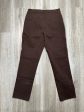 Jeans Straight By Gloria Vanderbilt In Brown Denim, Size: 10 Discount