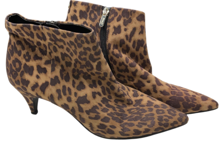 Boots Ankle Heels By Circus By Sam Edelman In Animal Print, Size: 11 For Cheap