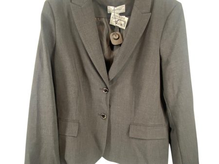 Blazer By Calvin Klein In Grey, Size: 16 Online