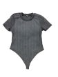 Bodysuit By Steve Madden In Grey, Size: L Online now