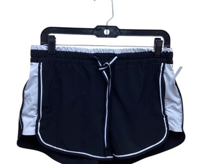 Athletic Shorts By Athleta In Black & White, Size: M For Cheap