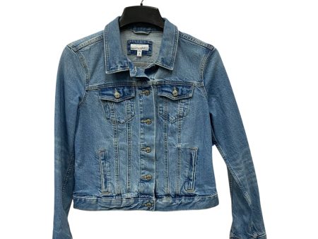 Jacket Denim By Loft In Blue Denim, Size:S For Discount