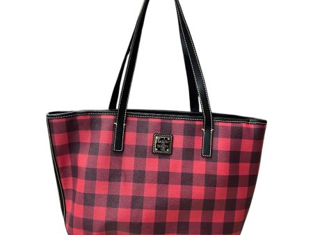 Handbag Designer By Dooney And Bourke In Plaid Pattern, Size:Medium Sale