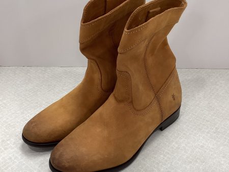 Boots Ankle Flats By Frye In Brown, Size: 7.5 Online Hot Sale