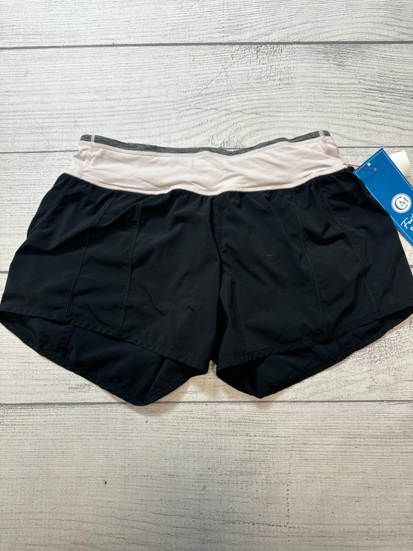 Athletic Shorts By Lululemon In Black & Pink, Size: 6 Sale