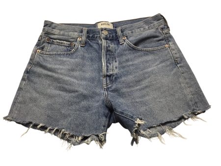 Shorts By Agolde In Blue Denim, Size: 4 For Discount