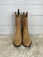 Boots Western By Clothes Mentor In Tan, Size: 9.5 Online