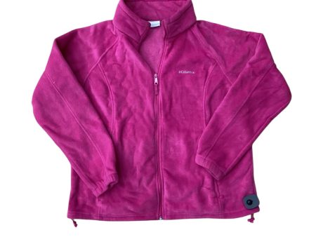 Athletic Jacket By Columbia In Pink, Size: 2x For Discount