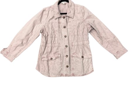 Jacket Denim By Maurices In Pink, Size: 2x Online now