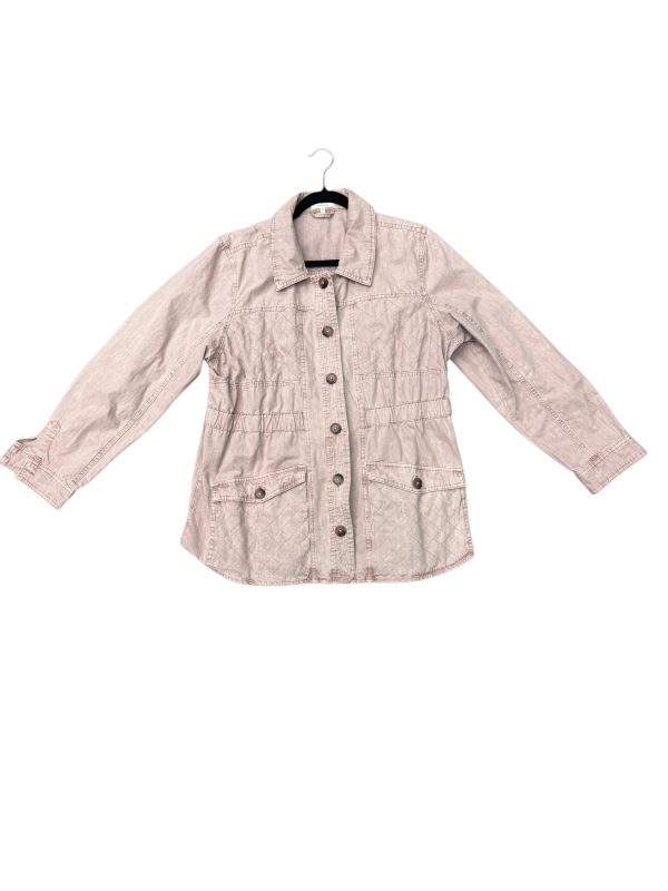 Jacket Denim By Maurices In Pink, Size: 2x Online now