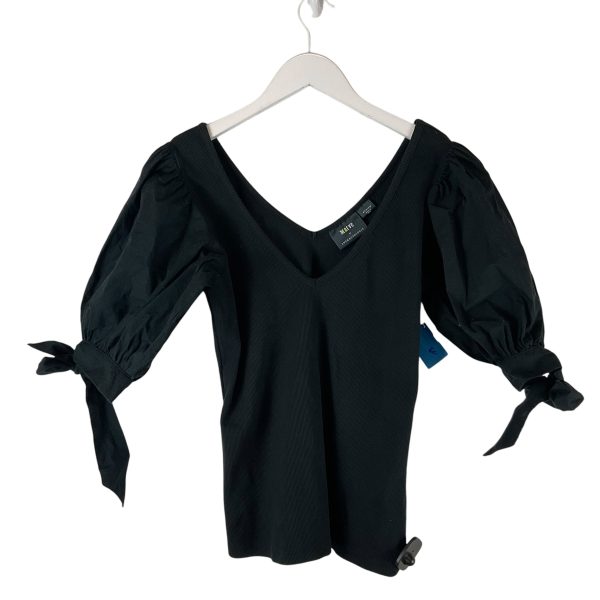 Top Short Sleeve Basic By Maeve In Black, Size: M Discount