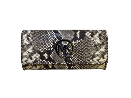 Wallet Designer By Michael Kors In Snakeskin Print, Size:Medium Discount