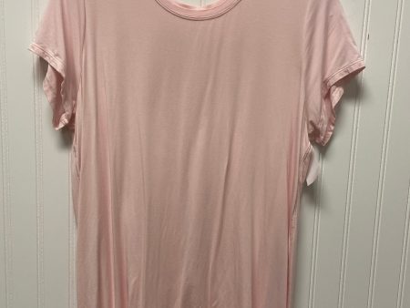 Athletic Top Short Sleeve By Lululemon In Pink, Size: S Online now