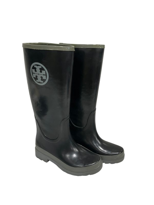 Boots Rain By Tory Burch In Black, Size: 6 Online now