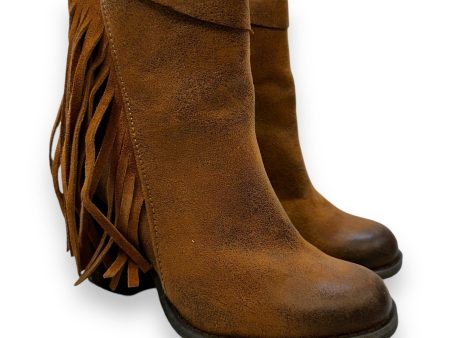 Boots Ankle Heels By Altard State In Brown, Size: 6.5 on Sale