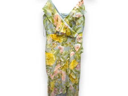 Dress Casual Maxi By Express In Floral Print, Size: M Sale