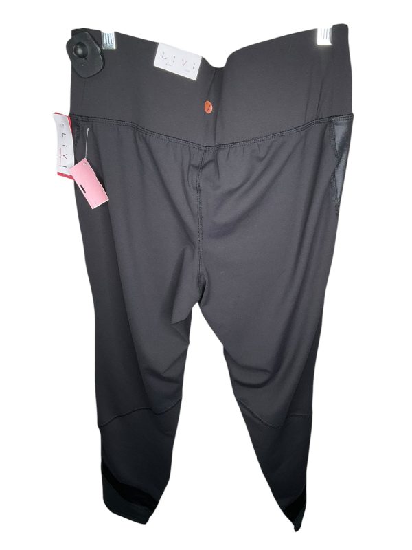 Athletic Pants By Livi Active In Black, Size: 14 Online now