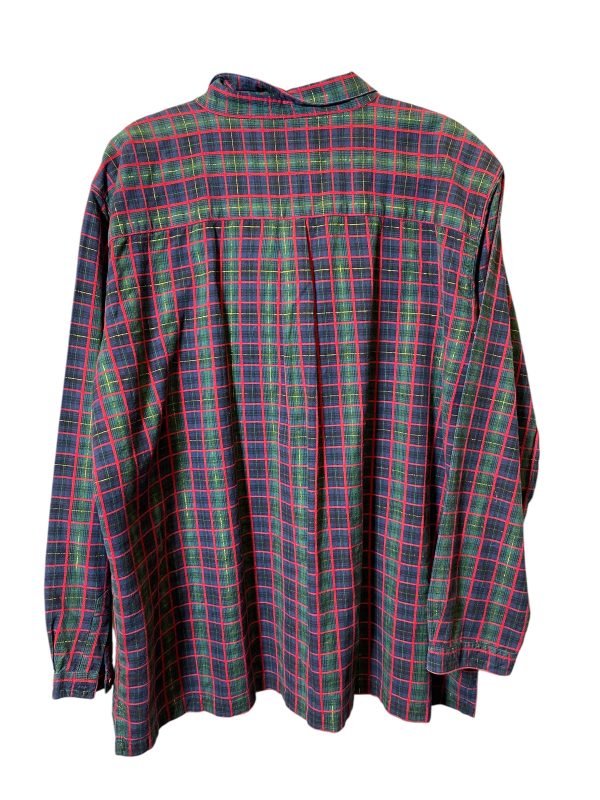 Blouse Long Sleeve By Bobbie Brooks In Plaid Pattern, Size: 4x Hot on Sale