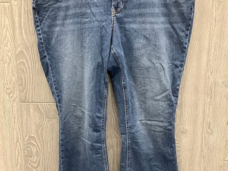 Jeans Boot Cut By Maurices In Blue Denim, Size: 18 For Cheap