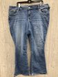 Jeans Boot Cut By Maurices In Blue Denim, Size: 18 For Cheap