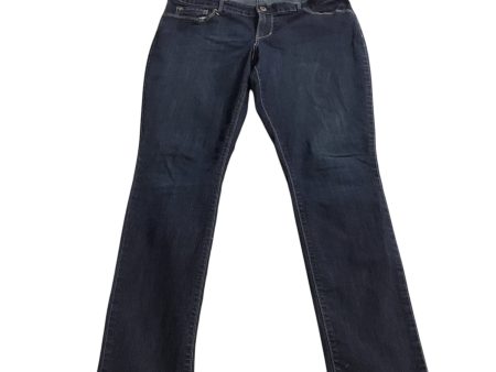 Jeans Boot Cut By Levis In Blue Denim, Size: 14 For Cheap