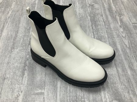 Boots Ankle Heels By Nine West In White, Size: 9.5 Online