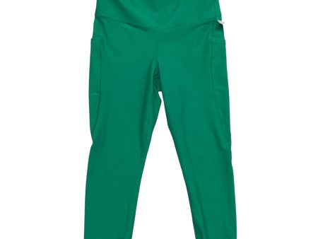 Athletic Capris By Athleta In Green, Size: M Online