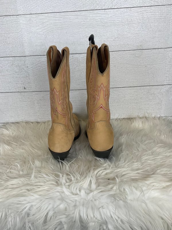 Boots Western By Clothes Mentor In Tan, Size: 9.5 Online