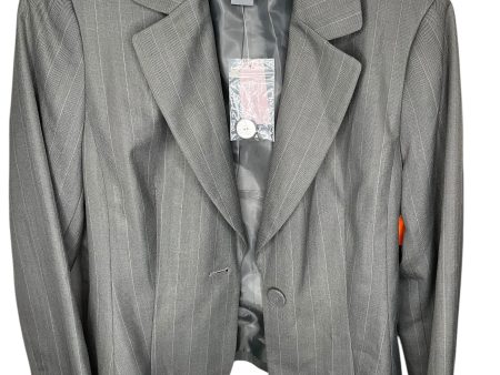 Blazer By Ann Taylor In Grey, Size: Mp on Sale