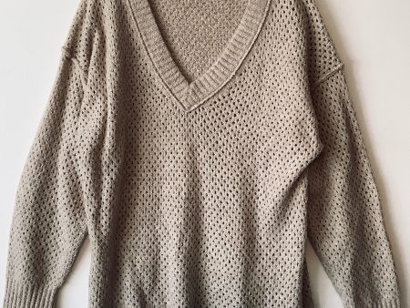 Sweater By Aerie In Tan, Size: L on Sale