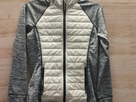 Athletic Jacket By Eddie Bauer In White, Size: Xs Online now