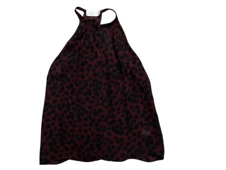 Blouse Sleeveless By Alc In Leopard Print, Size: S For Sale