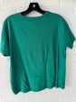 Top Short Sleeve Basic By Old Navy In Green & White, Size: S Online now