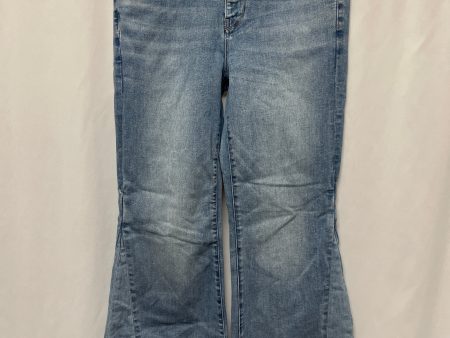 Jeans Boot Cut By American Eagle In Blue Denim, Size: 12 For Cheap