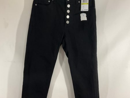 Jeans Straight By Michael Kors In Black, Size: S on Sale