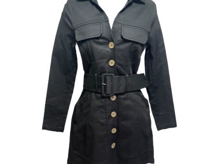 Belted Workwear Mini Dress By & Other Stories In Black, Size: 2 Supply