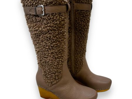 Boots Mid-calf Heels By Kelsi Dagger In Taupe, Size: 6 Fashion