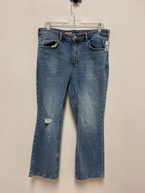 Blue Denim Jeans Straight Pilcro, Size 14 For Discount