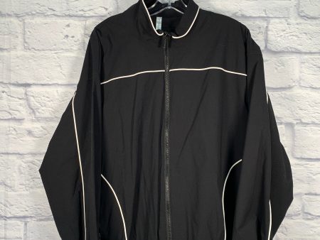 Athletic Jacket By Fabletics In Black, Size: M Online now