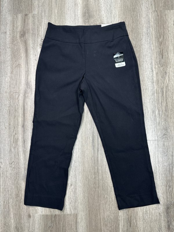 Pants Cropped By St Johns Bay In Black, Size: L Cheap