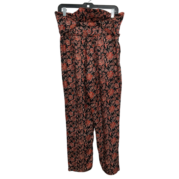 Pants Cropped By Scotch & Soda In Black & Orange, Size: 10 For Discount