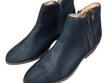 Boots Ankle Heels By Journee In Blue, Size: 12 For Discount