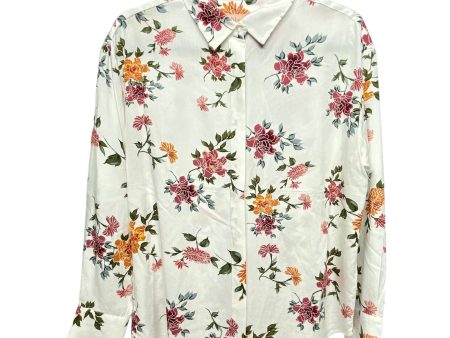 Blouse Long Sleeve By Philosophy In Floral Print, Size: S Online Hot Sale