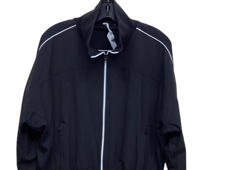 Athletic Jacket By Athleta In Black & White, Size: M Online Sale